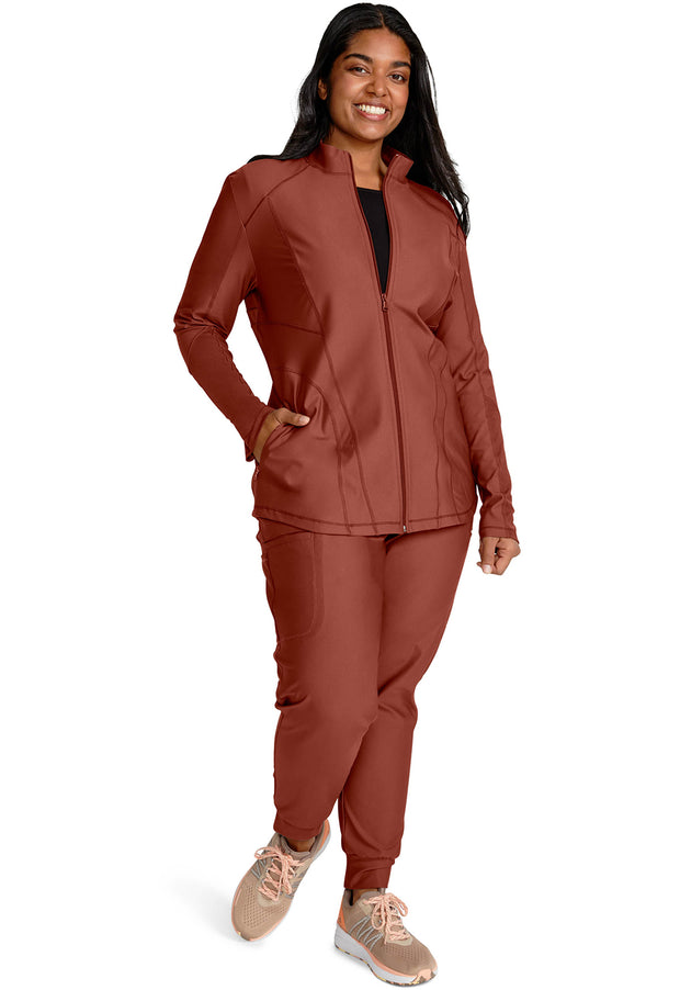 Zip Front Jacket in MASALA