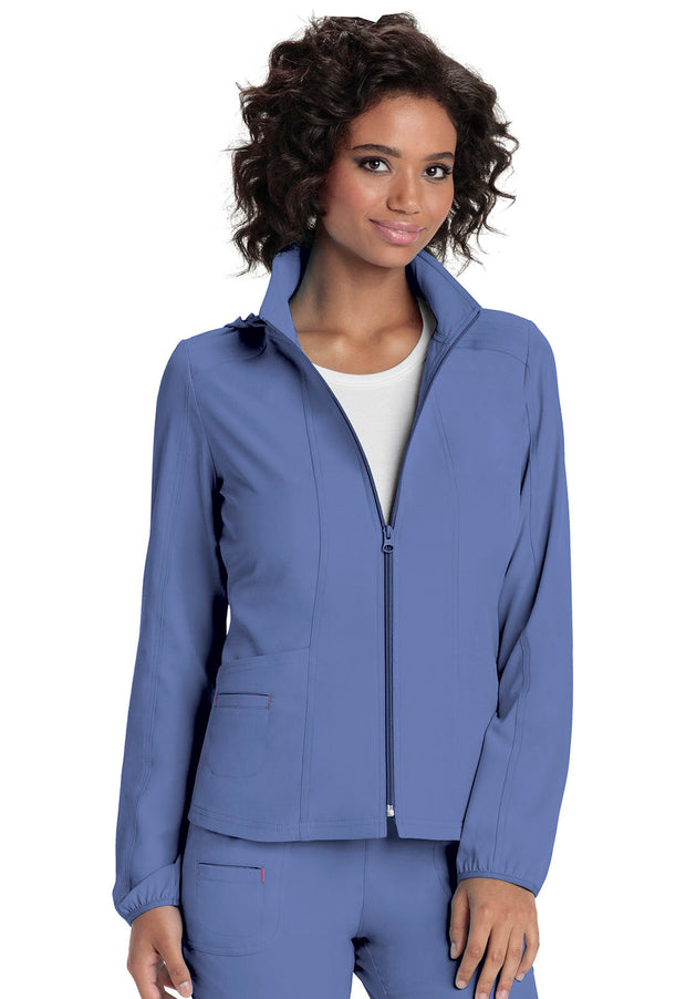 Zip Front Warm-Up Jacket