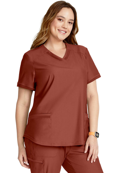 V-Neck Top in MASALA