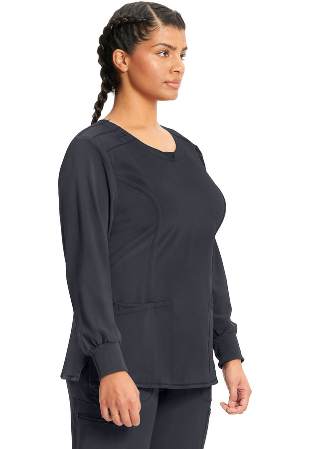 Long Sleeve Round Neck Top