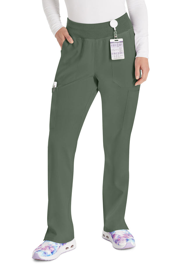 Natural Rise Tapered Leg Pull-On Pant