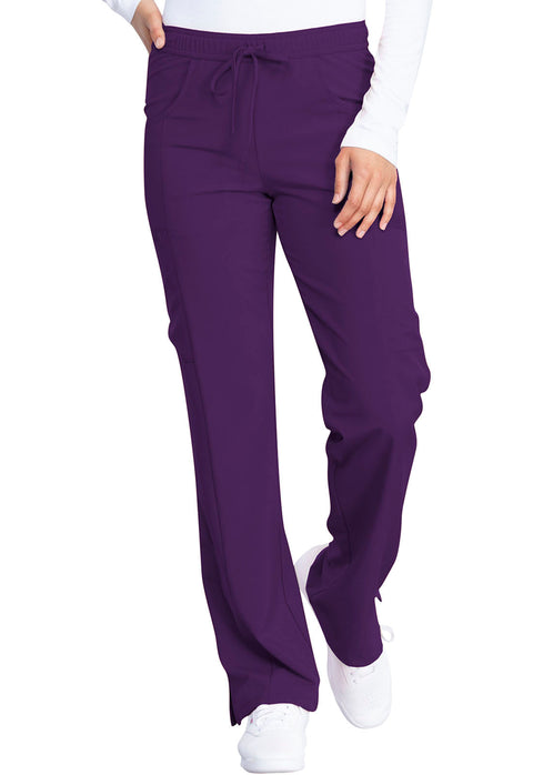 Mid Rise Straight Leg Drawstring Pant