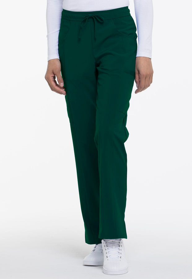 Mid Rise Straight Leg Drawstring Pant