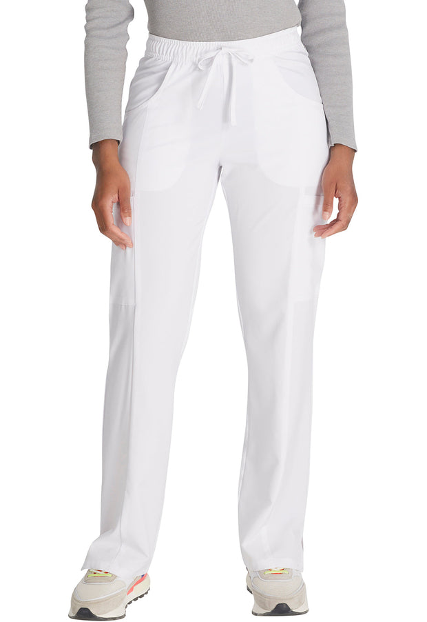 Mid Rise Straight Leg Drawstring Pant