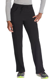 Mid Rise Straight Leg Drawstring Pant