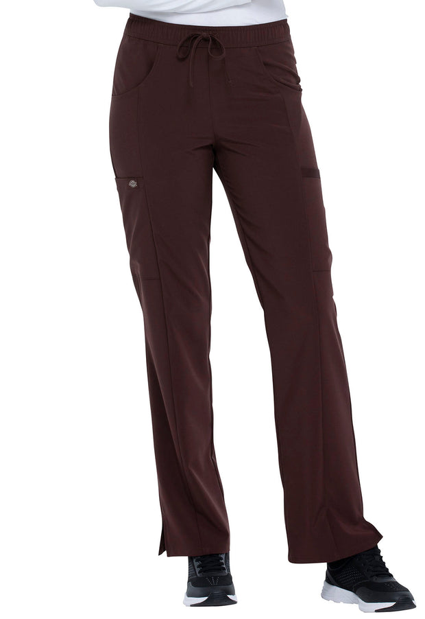 Mid Rise Straight Leg Drawstring Pant