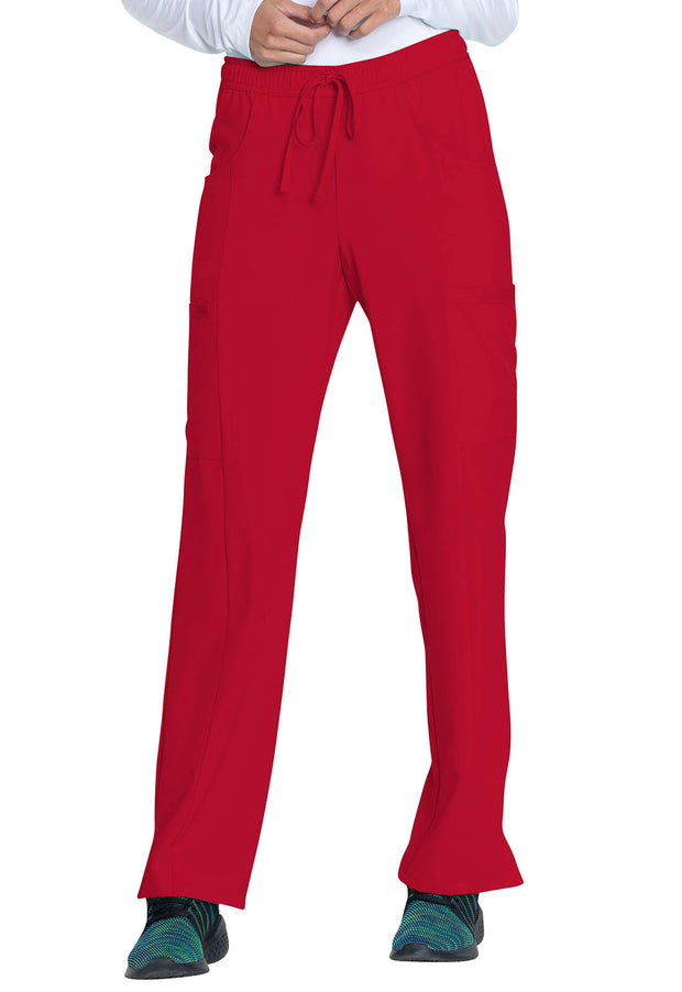 Mid Rise Straight Leg Drawstring Pant