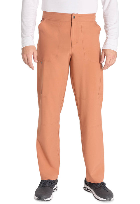 Men's Mid Rise Zip Fly Straight Leg Pant