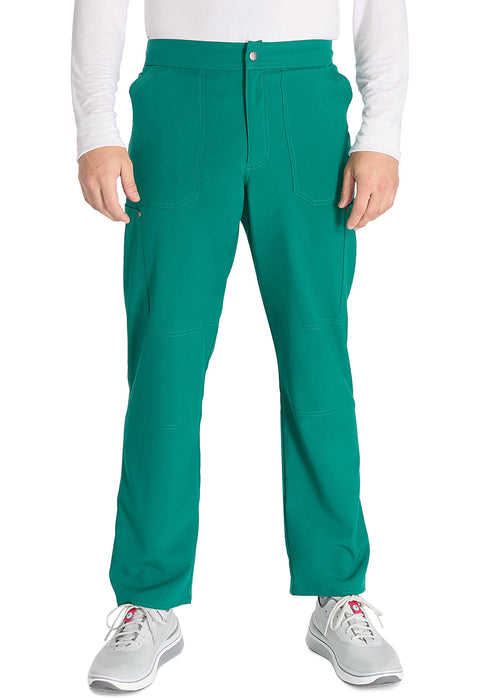 Men's Mid Rise Zip Fly Straight Leg Pant