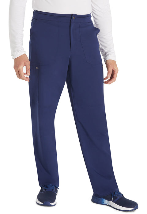 Men's Mid Rise Zip Fly Straight Leg Pant