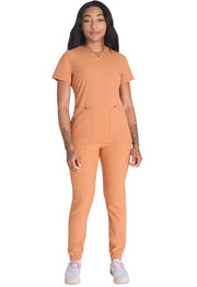 Dickies V-Neck Top in Ginger Glow