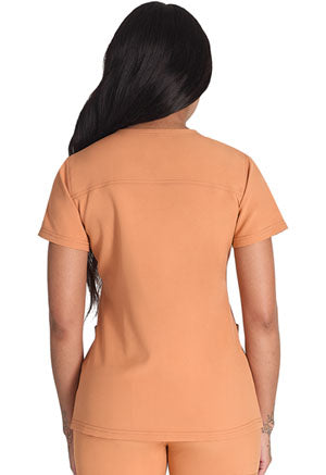 Dickies V-Neck Top in Ginger Glow