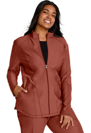 Zip Front Jacket in MASALA