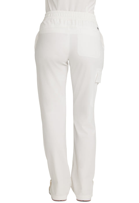 Mid Rise Drawstring Straight Leg