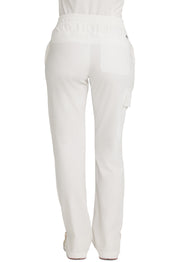 Mid Rise Drawstring Straight Leg