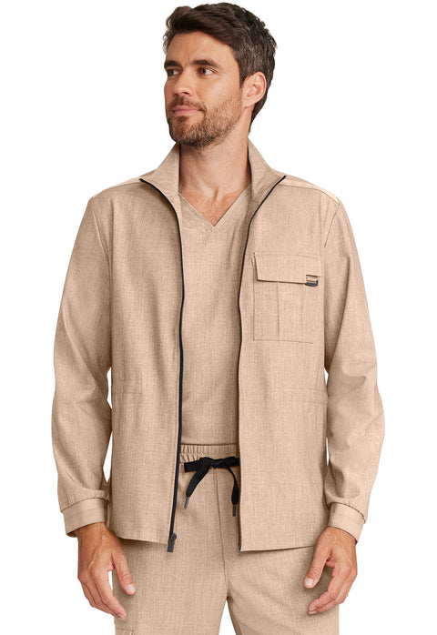 Men's Zip Front Utility Jacket