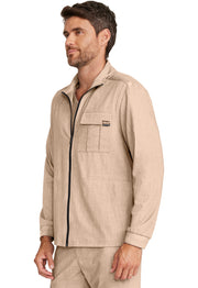 Men's Zip Front Utility Jacket