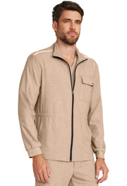 Men's Zip Front Utility Jacket