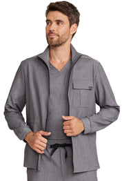 Men's Zip Front Utility Jacket