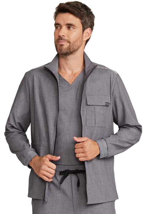 Men's Zip Front Utility Jacket