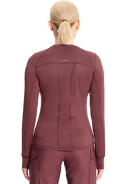 Long Sleeve Performance Underscrub in Plum Velvet