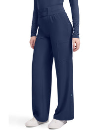Women's 5-Pocket Ruched Wide Leg Pant