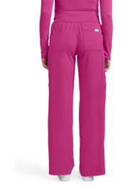 Women's 5-Pocket Ruched Wide Leg Pant