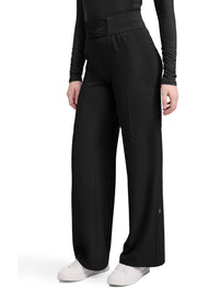 Women's 5-Pocket Ruched Wide Leg Pant