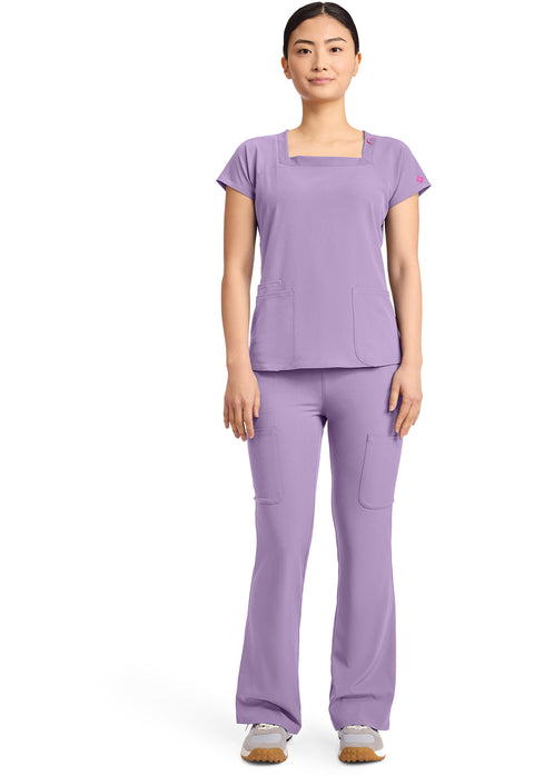 Women's 3-Pocket Square Neck Top