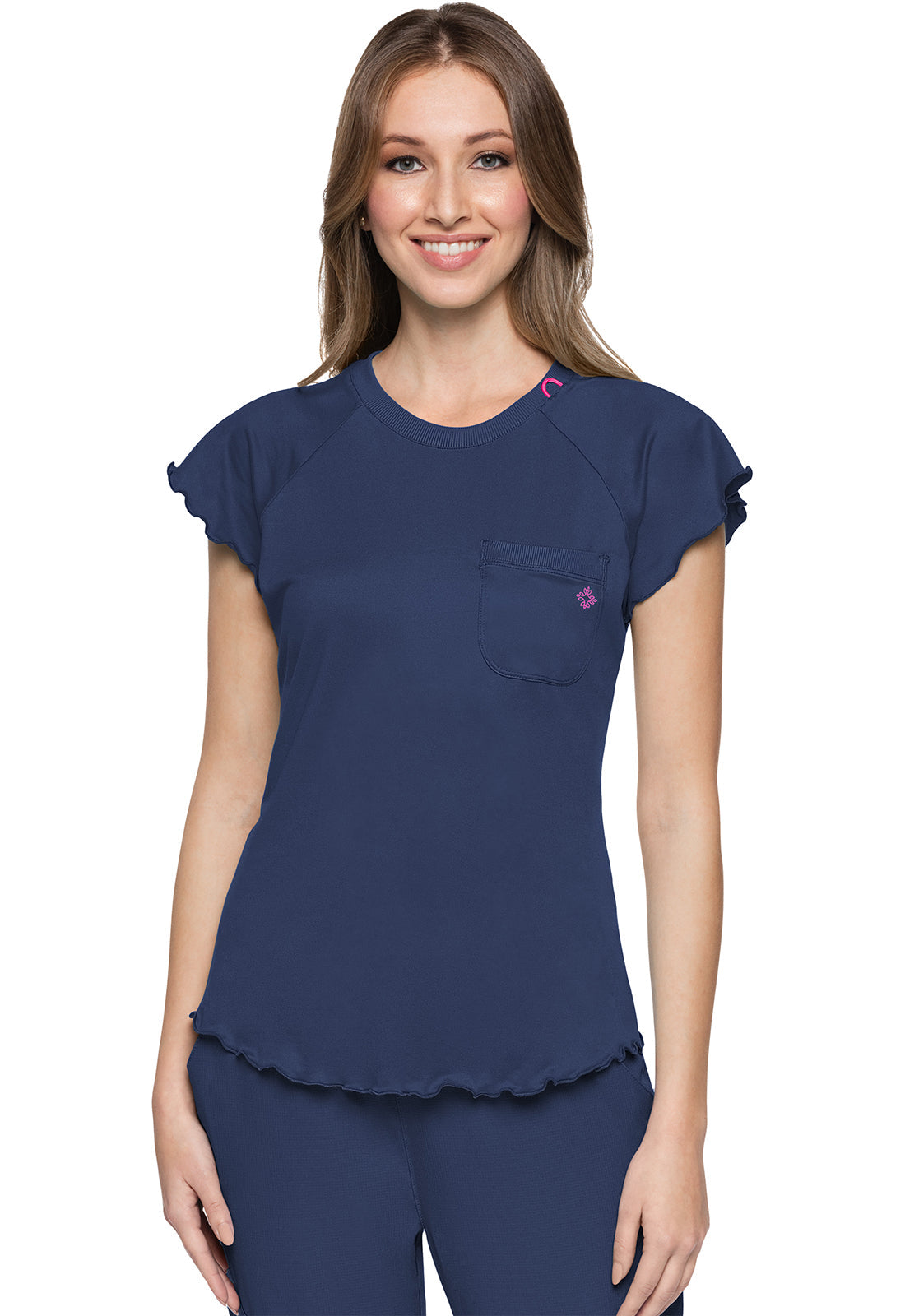 Knit Lettuce-Edged Top