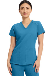 V-Neck Shirttail Top