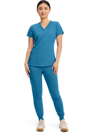 V-Neck Shirttail Top