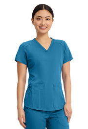 V-Neck Shirttail Top