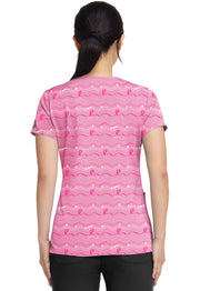 V-Neck Print Top in IN THE LOOP