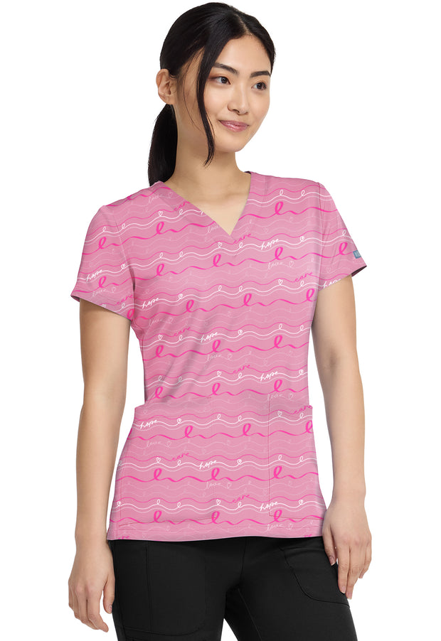 V-Neck Print Top in IN THE LOOP