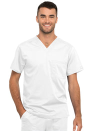 Unisex 1 Pocket Tuckable V-Neck Top