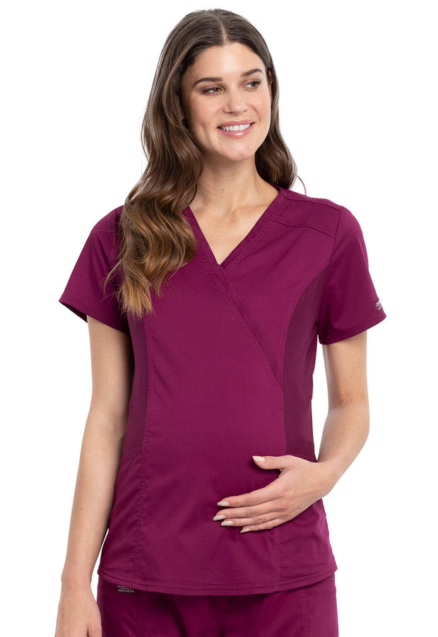 Maternity Mock Wrap Top