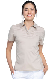 Tuckable Snap Front Polo Shirt