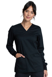 Long Sleeve V-Neck Top