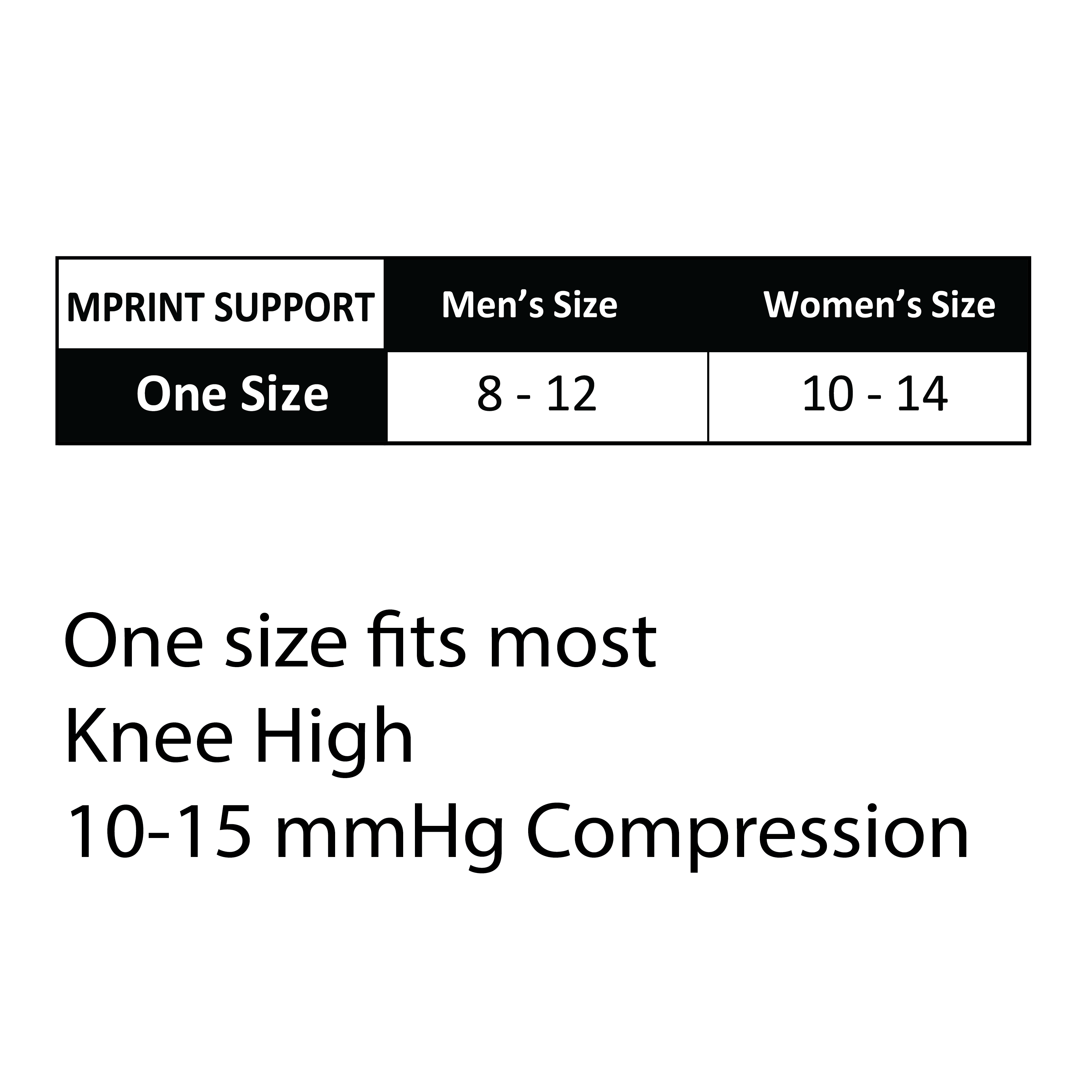 Men's 10-15mmHg Compression Socks